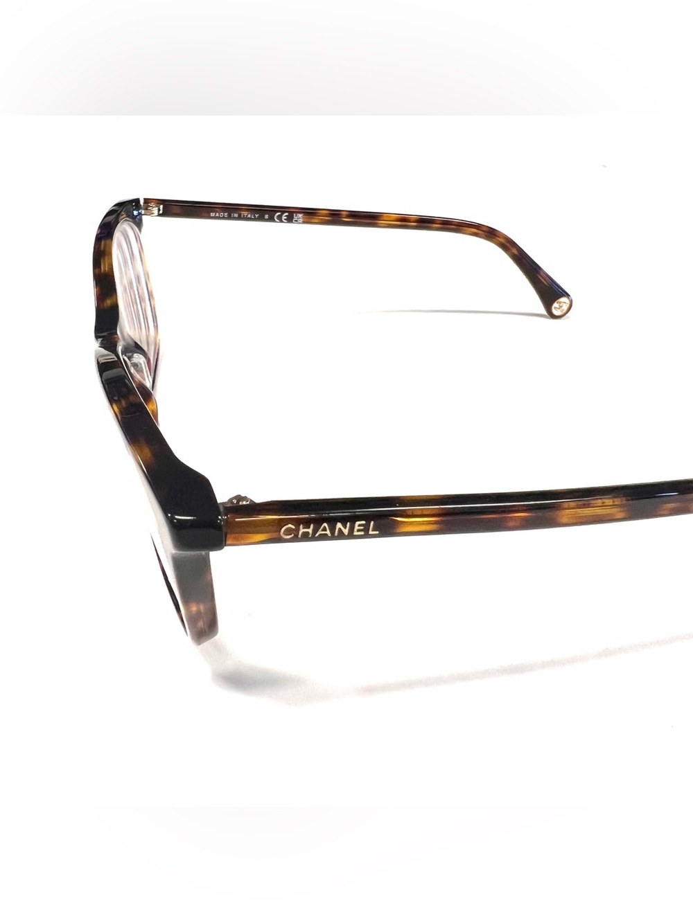 Chanel CH3414 c.714 Dark Havana Eyeglasses Frame 50-17-140 Italy - Picture 5 of 11